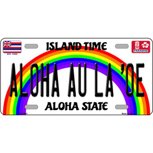 Aloha Au La Oe Hawaii Wholesale Novelty Metal License Plate