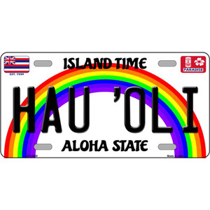 Hau Oli Hawaii Wholesale Novelty Metal License Plate