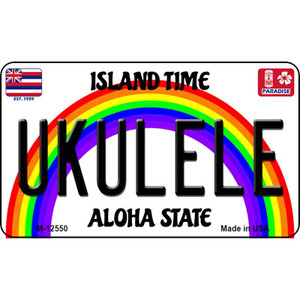 Ukulele Hawaii Wholesale Novelty Metal Magnet M-12550