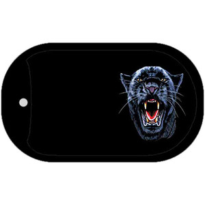 Panther Offset Black Wholesale Novelty Metal Dog Tag Necklace