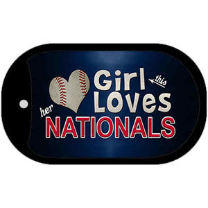 This Girl Loves Her Nationals Wholesale Novelty Metal Dog Tag Necklace