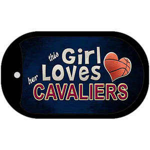 This Girl Loves Her Cavaliers Wholesale Novelty Metal Dog Tag Necklace