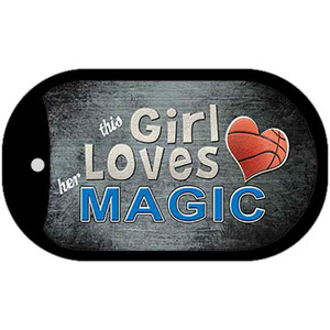 This Girl Loves Her Magic Wholesale Novelty Metal Dog Tag Necklace