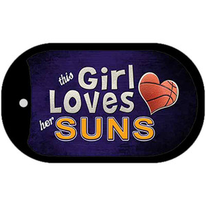 This Girl Loves Her Suns Wholesale Novelty Metal Dog Tag Necklace