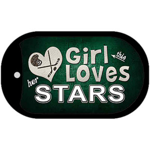 This Girl Loves Her Stars Wholesale Novelty Metal Dog Tag Necklace