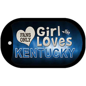This Girl Loves Her Kentucky Wholesale Novelty Metal Dog Tag Necklace