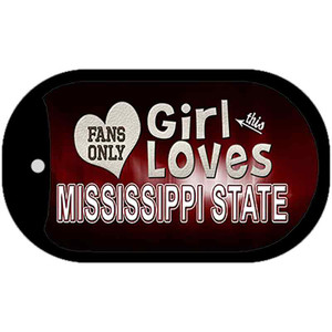 This Girl Loves Her Mississippi State Wholesale Novelty Metal Dog Tag Necklace