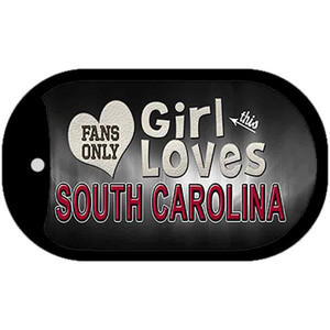 This Girl Loves Her South Carolina Wholesale Novelty Metal Dog Tag Necklace