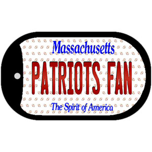 Patriots Fan Massachusetts Wholesale Novelty Metal Dog Tag Necklace