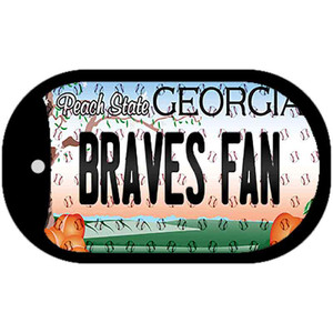 Braves Fan Georgia Wholesale Novelty Metal Dog Tag Necklace