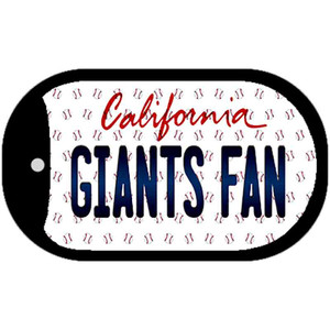 Giants Fan California Wholesale Novelty Metal Dog Tag Necklace