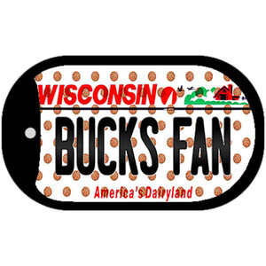 Bucks Fan Wisconsin Wholesale Novelty Metal Dog Tag Necklace