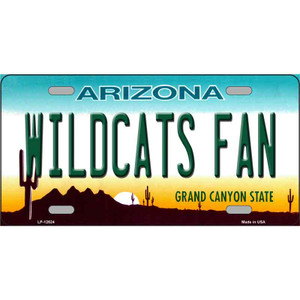 Wildcats Fan Wholesale Novelty Metal License Plate