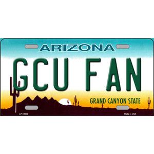 Grand Canyon Univ Fan Wholesale Novelty Metal License Plate