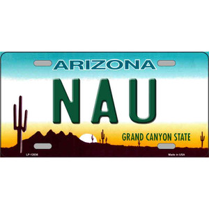Northern Arizona Univ Wholesale Novelty Metal License Plate