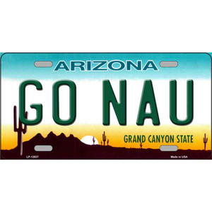 Go Northern Arizona Univ Wholesale Novelty Metal License Plate