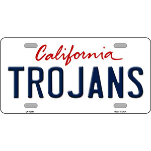 Trojans Wholesale Novelty Metal License Plate