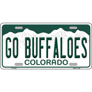 Go Buffaloes Wholesale Novelty Metal License Plate