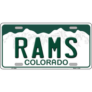 Rams Wholesale Novelty Metal License Plate