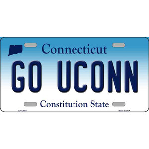 Go UConn Wholesale Novelty Metal License Plate