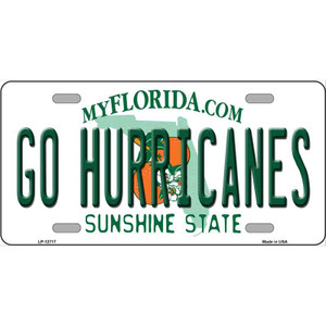 Go Hurricanes Wholesale Novelty Metal License Plate