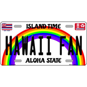 Hawaii Fan Wholesale Novelty Metal License Plate