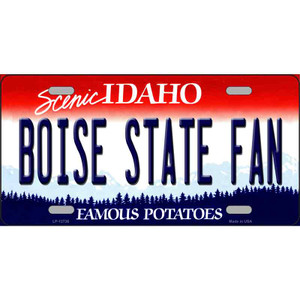 Boise State Fan Wholesale Novelty Metal License Plate