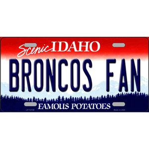 Broncos Fan Wholesale Novelty Metal License Plate