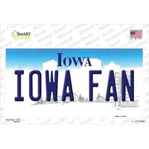 Iowa Fan Wholesale Novelty Sticker Decal