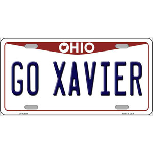 Go Xavier Wholesale Novelty Metal License Plate