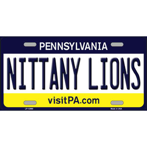 Nittany Lions Wholesale Novelty Metal License Plate