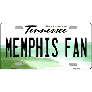 Memphis Fan Wholesale Novelty Metal License Plate