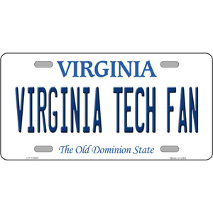 Virginia Tech Fan Wholesale Novelty Metal License Plate