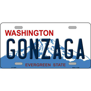 Gonzaga Wholesale Novelty Metal License Plate