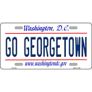Go Georgetown Wholesale Novelty Metal License Plate