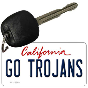 Go Trojans Wholesale Novelty Metal Key Chain