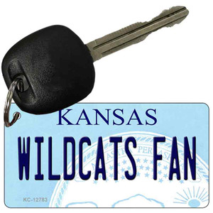 Kansas Plate Wildcats Fan Wholesale Novelty Metal Key Chain