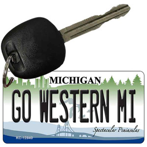 Go Western Michigan Wholesale Novelty Metal Key Chain