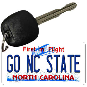 Go North Carolina State Wholesale Novelty Metal Key Chain