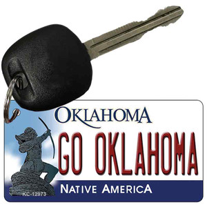Go Oklahoma Wholesale Novelty Metal Key Chain