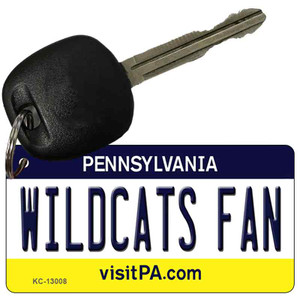 Wildcats Fan Pennsylvania Wholesale Novelty Metal Key Chain