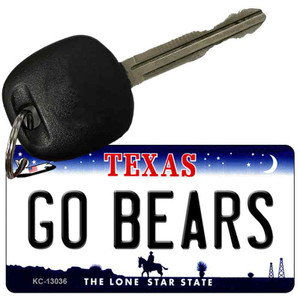 Go Bears Wholesale Novelty Metal Key Chain