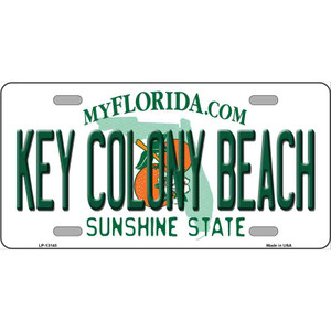 Key Colony Beach Florida Wholesale Metal Novelty License Plate