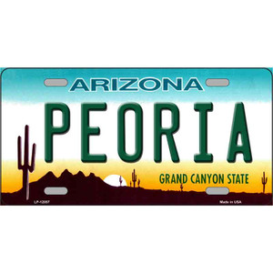 Peoria Arizona Wholesale Novelty Metal License Plate
