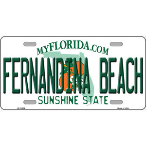 Florida Fernandina Beach Wholesale Novelty Metal License Plate