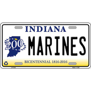 Indiana Marines Wholesale Novelty Metal License Plate