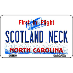 North Carolina Scotland Neck Wholesale Novelty Metal Magnet M-12298