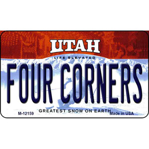 Utah Four Corners Wholesale Novelty Metal Magnet M-12159