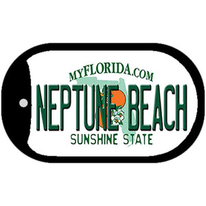 Florida Neptune Beach Wholesale Novelty Metal Dog Tag Necklace