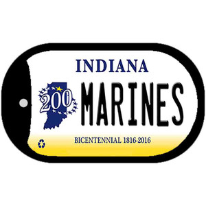 Indiana Marines Wholesale Novelty Metal Dog Tag Necklace